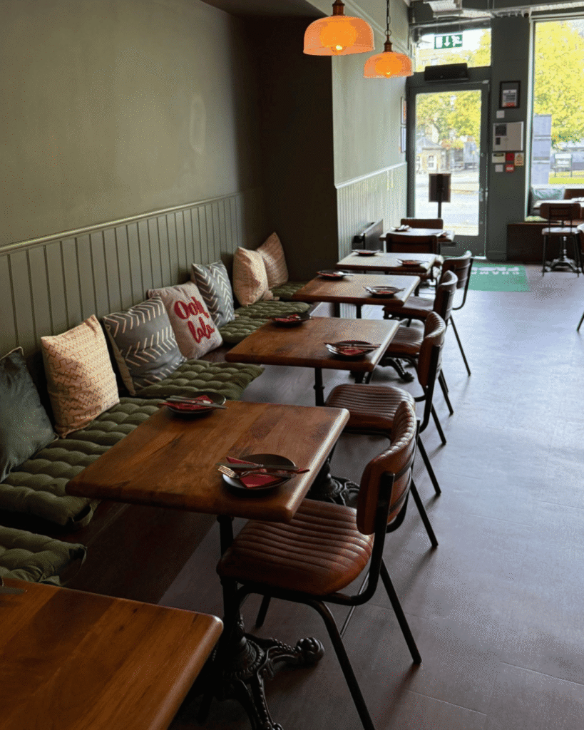 Atmospheric seating design by 3P Construct - Harrogate