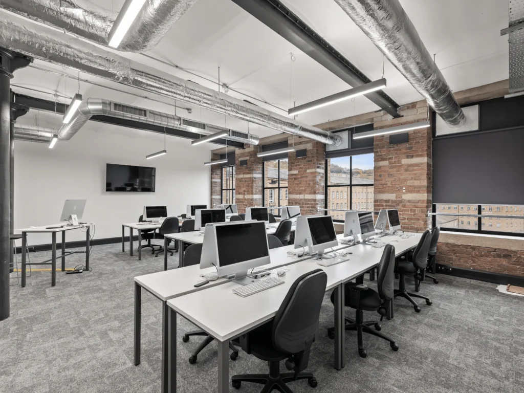 Refurbished education classroom